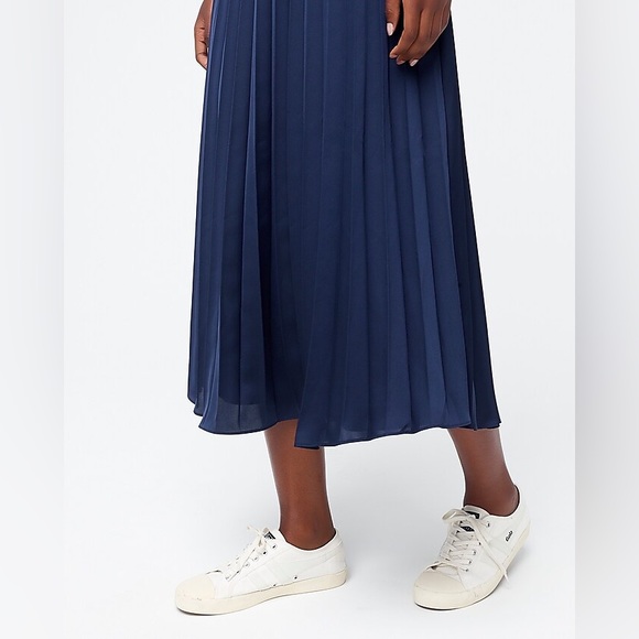 NEW / J.Crew Pleated midi skirt / B003 - Picture 5 of 7